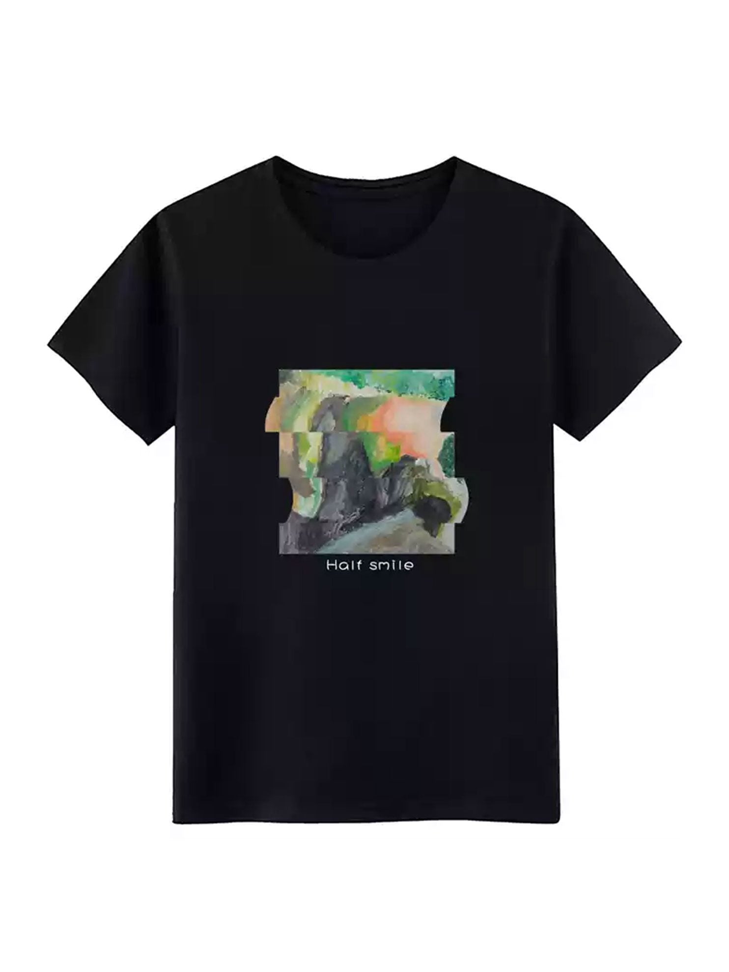Original Autistic Art Black T-Shirt